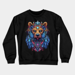 DMT Art Psychedelic Bear Crewneck Sweatshirt